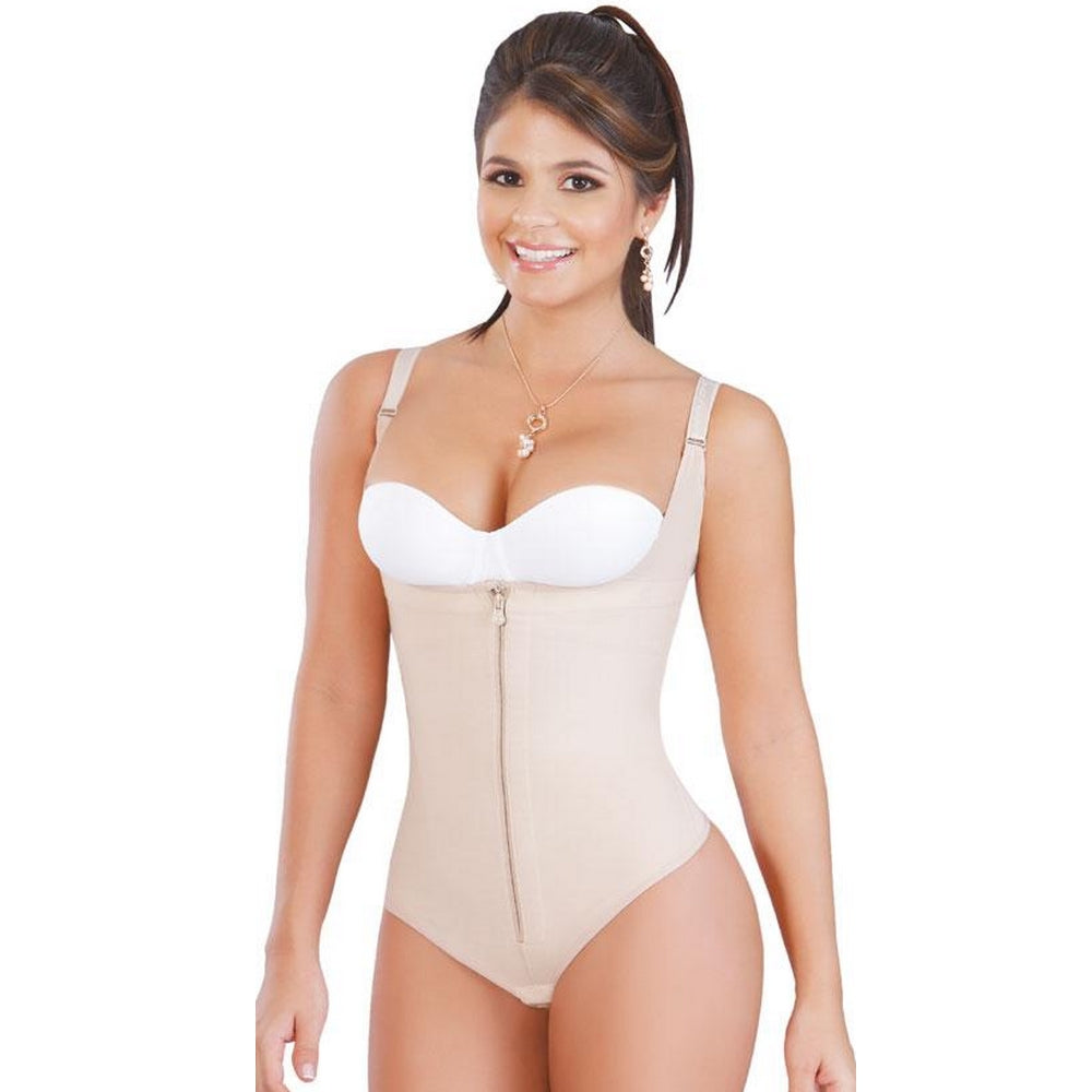 Faja-Salome-0351-High-Back-Body-Shaper-compression-Thong-beige