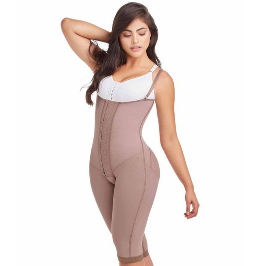 Delie Faja diseños de Prada Faja Colombiana -09047 Post-Surgery High Compression-Cafe'