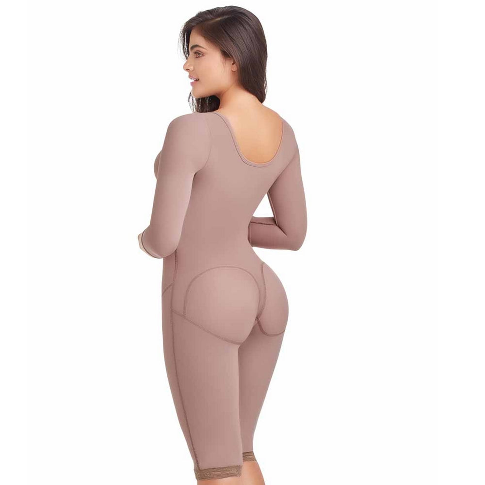 DELIE by Fajas Diseños DPrada Faja 11103 Colombiana Lipo-Reduction girdle Cafe'