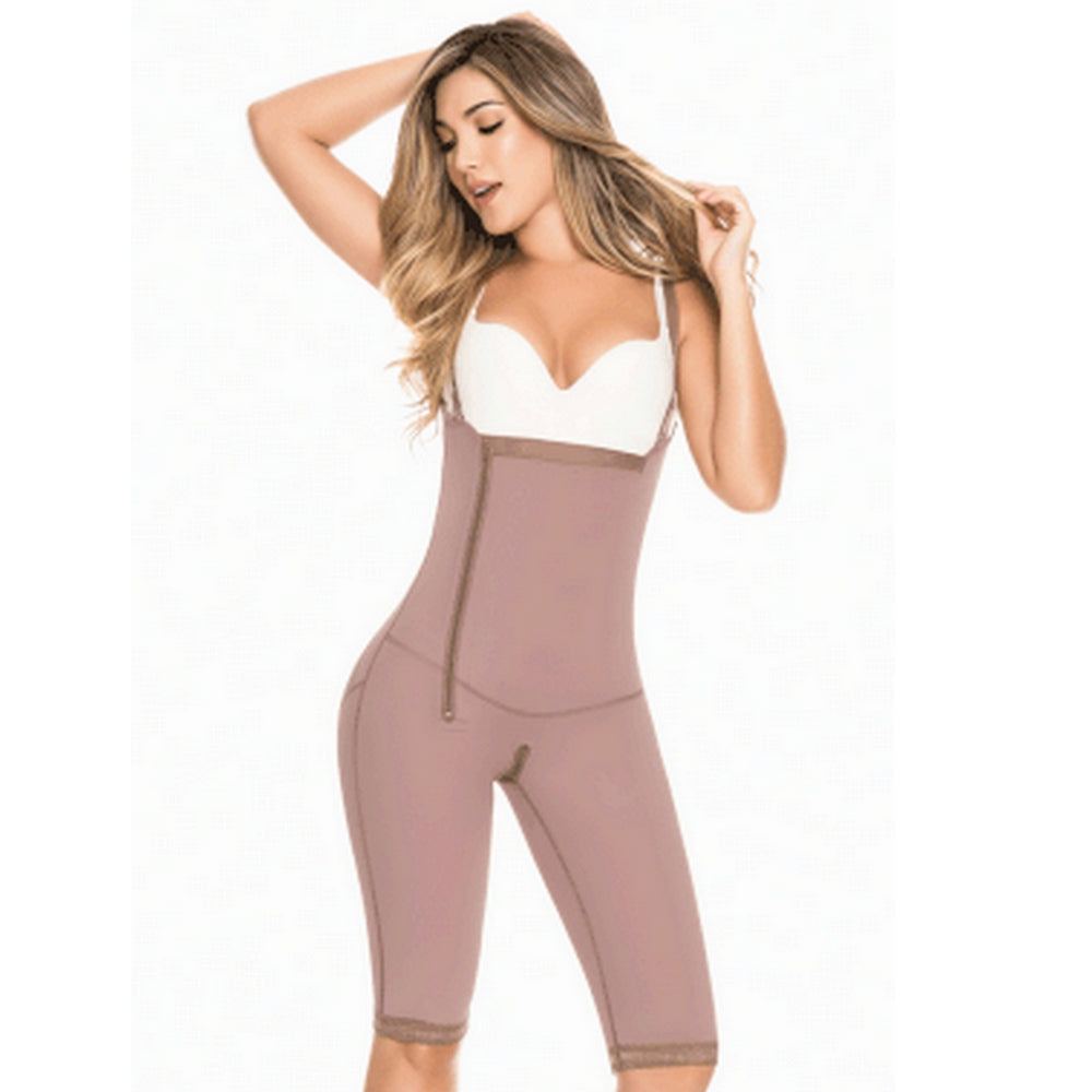 Delie by Fajas Diseños DPrada Faja Colombiana 09020 Post Surgery Lycra Medium Compression Bra Less