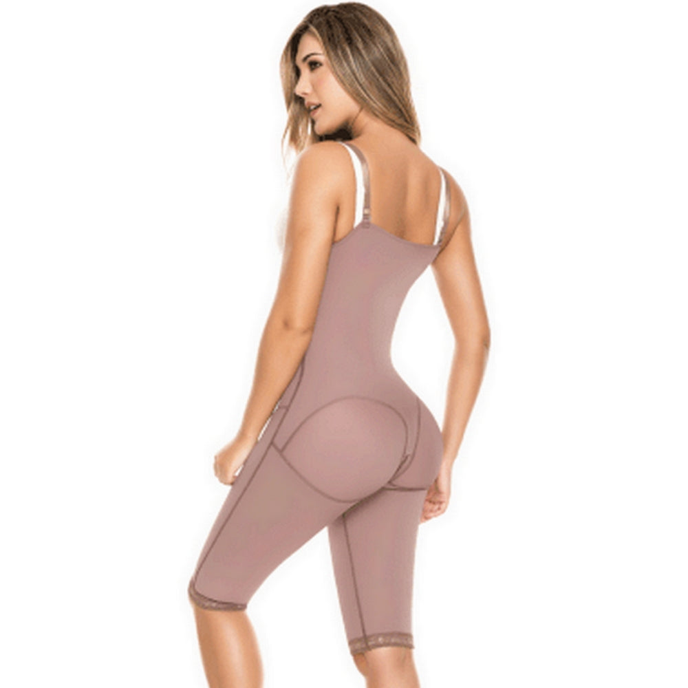 Delie by Fajas Diseños DPrada Faja Colombiana 09020 Post Surgery Lycra Medium Compression Bra Less