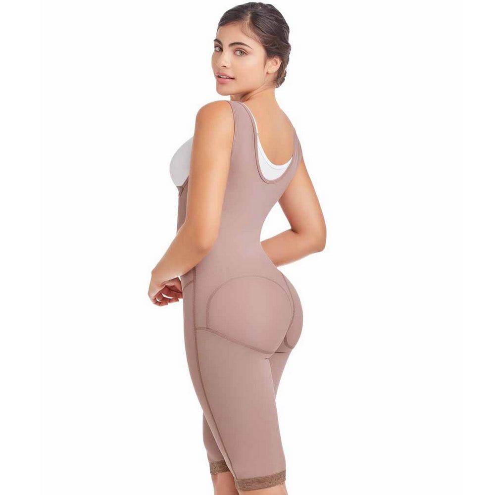 Delie Fajas Diseños de Prada 09035 Colombiana Post-Surgical Bra Less Body-Suit Plus size