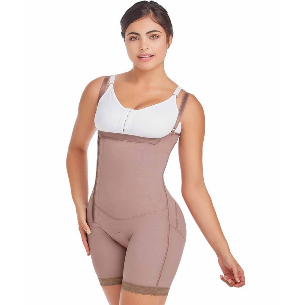 Delie Fajas Diseños de Prada 09048 Colombiana Short Bust With Buttocks Zipper