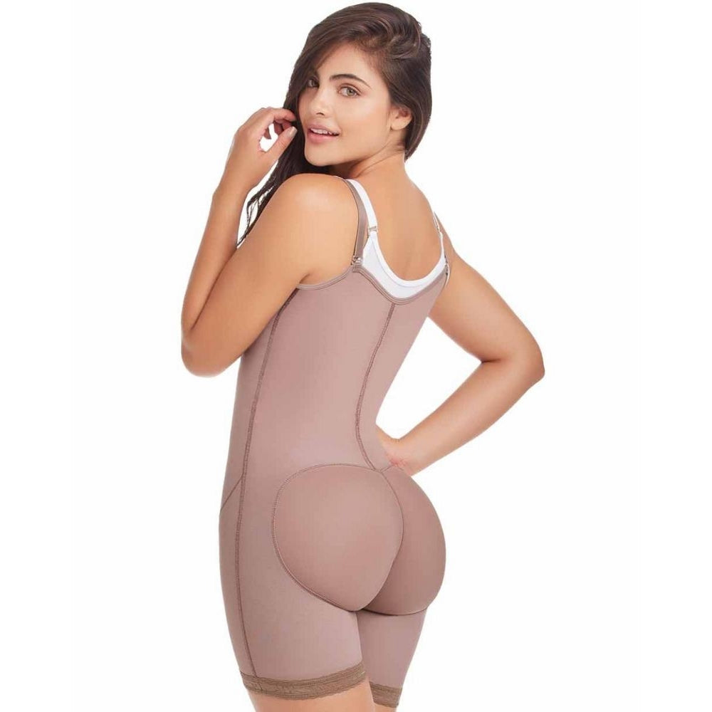 Delie Fajas Diseños DPrada Faja Colombiana 11111 Shapewear short style with 3 tiers of hooksw