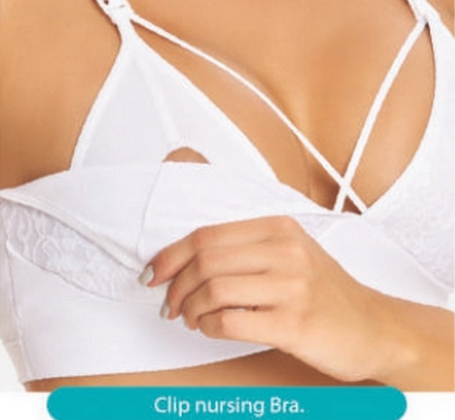 Delie Fajas Diseños DPrada Faja Colombiana 11233 Clip Nursing Bra Model B