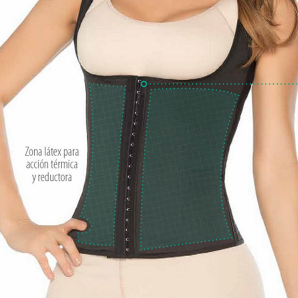 Fajas Yulii 4051 Latex Waist Trainer 4 Hooks Vest