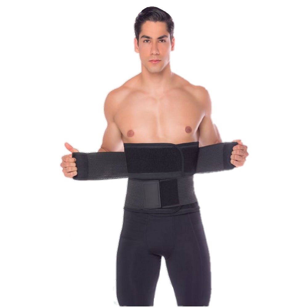 Fajas Colombiana Yulii 3324 Men's Sport & Workout Double Velcro adjustable band