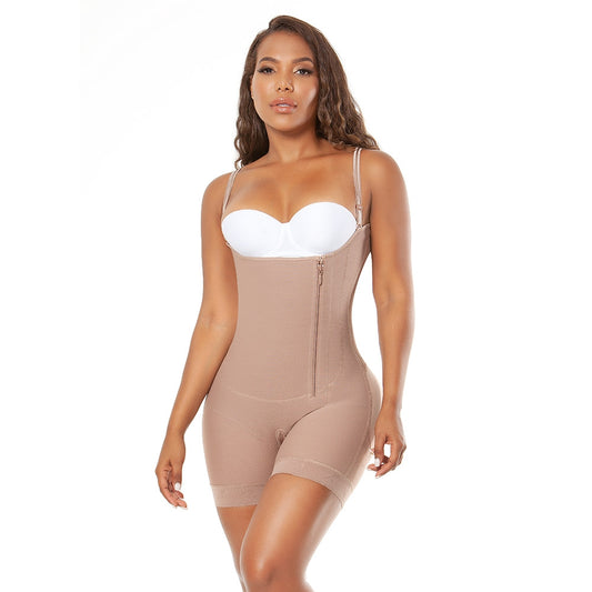 Faja Colombiana Melibelt 2013 body shaper with removable strap natural butt lift size zipper Extra Plus size