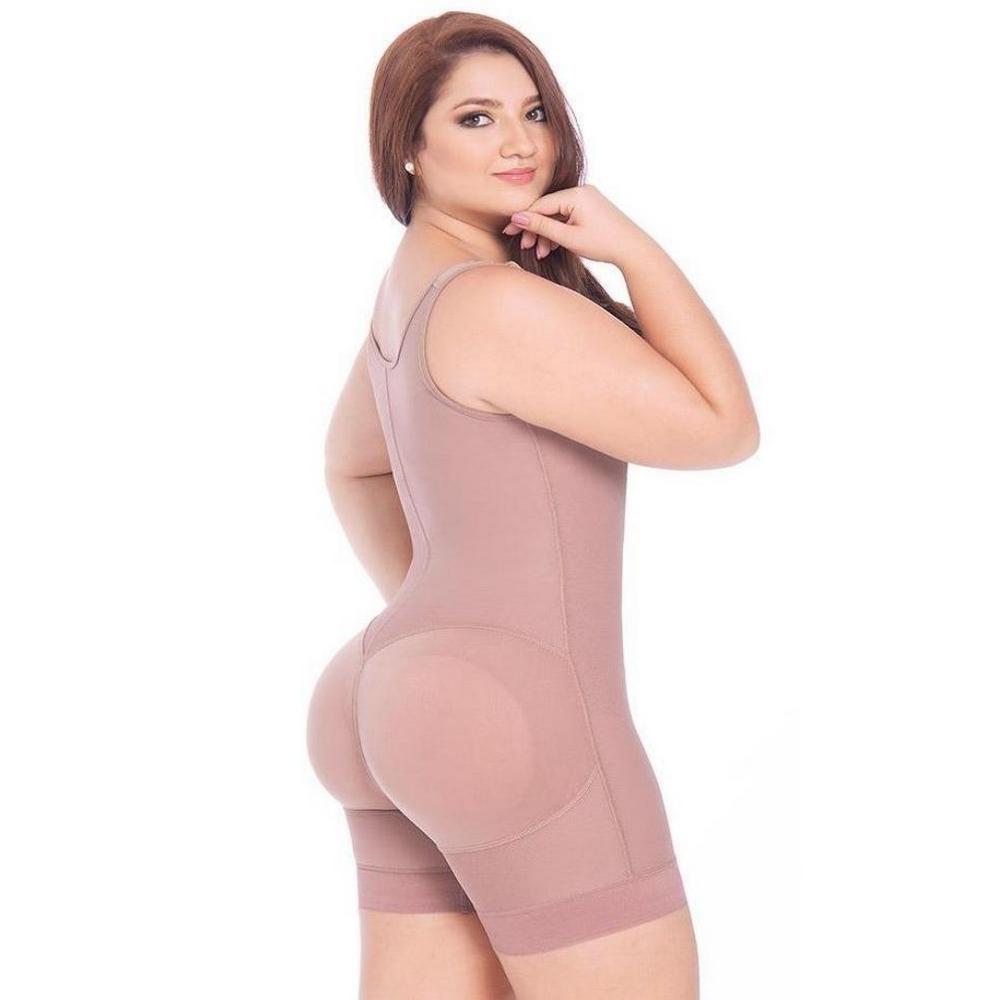 Fajas-Colombianas-Melibelt-2019-Girdle-short-brand-clothing-silicone-prevents-garment-from-rolling-Double-abdominal-reinforcement-Coffe